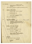 Moe Howard's 32pp. Script Dated October 1939 for The Three Stooges 1940 Film ''You Nazty Spy!'' -- With Numerous Annotations in Moe's Hand Throughout -- Very Good Condition